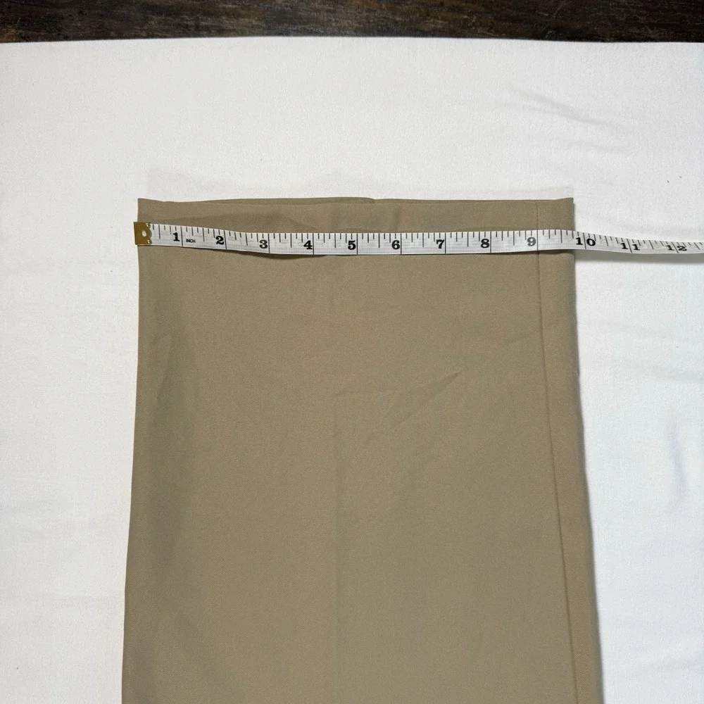 Haggar H26 Premium Stretch Khaki Elastic Waistband Dress Pants Mens 40x30 NWOT